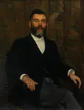 Edouard de Jans, Portrait d'homme, 1899, huile sur toile