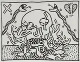 Keith Haring, Sans titre, 1983, lithographie