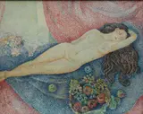 Marie Vorobieff, Nu allongé, huile sur toile