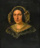 Prosper Dumortier, Portrait de femme, 1846, huile sur toile