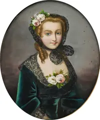 Juliette Lévis, Portrait de dame, 1851, pastel
