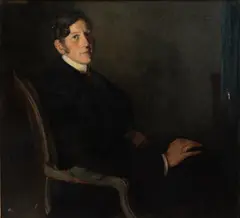 Frans Van Holder, Portrait du père de l'artiste, 1910, huile sur toile