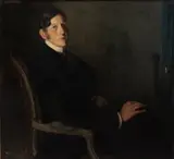 Frans Van Holder, Portrait du père de l'artiste, 1910, huile sur toile