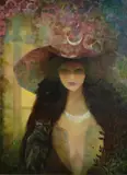 Albert De Villeroux, Mélusine, 1977, huile sur toile
