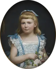 Fjodor Andrejevitj Bronnikov, Portrait de jeune fille, pastel