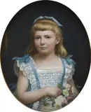 Fjodor Andrejevitj Bronnikov, Portrait de jeune fille, pastel