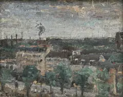 Albert Geudens, Le boulevard Raspail, 1902, huile sur carton