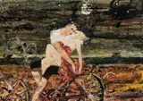 Peter McLaren, Couple à bicyclette, 1986