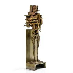 Charlie Parker by Paul Van Gyseghem, sculpture en bronze, sold Mar 2023