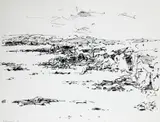 Gérard Altmann, Composition, 1981, encre sur papier