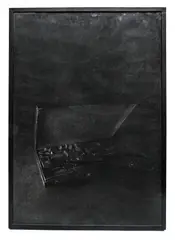 Philippe Garel, La boîte du peintre, fusain sur papier