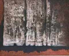 Stéphane Erouane Dumas, Sans titre, huile sur papier