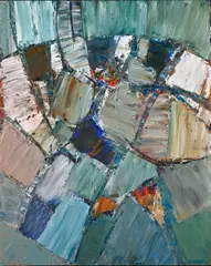 Jacques Germain, Sans titre, 1970, huile sur toile