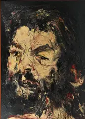Jan Burssens, Che Guevarra, 1970, huile sur toile