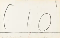 Mario De Brabandere, Nature morte au bidon d'huile, 2001, Craie noire et encre sur papier