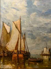 Paul Jean Clays, Marine, 1879, huile sur toile