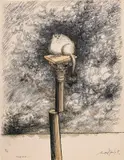 Ronald Searle, Nobody loves me, 1974, lithographie en couleur
