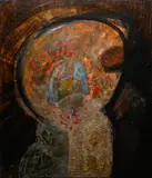 Lionel Vinche, Porte bonheur, 1965, huile sur isorel