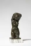 Marius Frédéric Geilfus, Nu féminin, 1945, sculpture en bronze à patine vert foncé