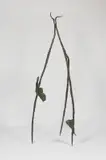 Jef Snauwaert, La chute d'Icare, sculpture en bronze à patine vert