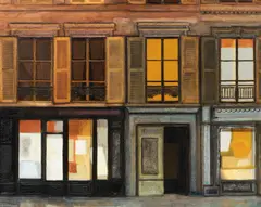 Geo Mommaerts, Vue de Paris, huile sur toile