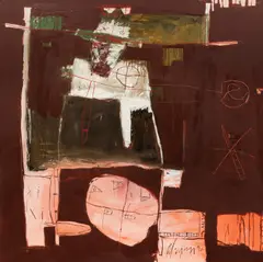 Fernando Alvim, Sans titre, 1990, huile sur toile