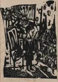Aad de Haas, De communicantje, pencil at the lower margin