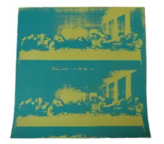 Andy Warhol, The last Supper, 1986, Silkscreen) King & McGaw 1986 Stamp on the back