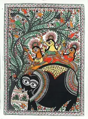 Manisha Jha, Untitled, Acrylic and natural pigments on handmade paper