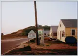 Joel Meyerowitz, Roseville Cottages, 1976, photograph depicts the Roseville Cottages in Truro