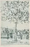 Théodore Roussel, Chelsea Embankment, June, 5Pm, 1889, etching on paper