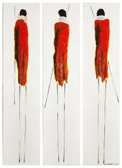 Tracey Armstrong, (I)-(III) UNTITLED (iii), acrylic on canvas (i)-(iii)