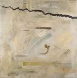 Woman And Trace On A Wall by Bears The Signature Of Shakir Hassan Al-said, mixed media on wood, sold Jun 2026