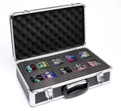 Joe Pollitt, (I-X) Untitled, mixed media mounted on perspex boxes together with a camera case includes note by the artis