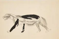 Issam El-Said, (I) Untitled; (Ii) Untitled, ink on paper double-sided (i) & (ii)