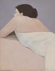 Untitled by Ibrahim El Dessouki, oil on board, sold Jun 2026