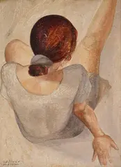 Hend Adnan, Untitled, oil on canvas