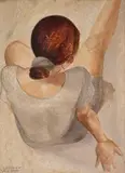 Hend Adnan, Untitled, oil on canvas
