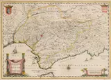 Willem Blaeu, Andaluzia Continens Sevillam Et Cordubam, circa 1634, engraving on paper