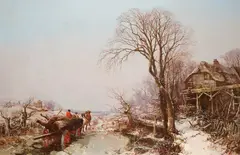 Charles Branwhite, A Hard Day’S Work, oil on canvas