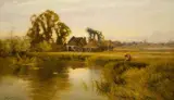 Eugene Harry Pennell, The Morse Farm, oil on canvas