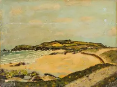 Adrian Stokes, Trevose Head, North Cornwall, oil on joined board