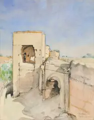 Christian Huidekoper, Alcala De Guadaira, Spain, watercolour on paper