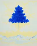 Eric Eriston Winarto, Tree, 2025, huile sur toile