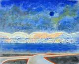Eric Eriston Winarto, Jura, 2025, huile sur toile