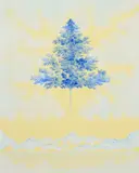 Eric Eriston Winarto, Tree, 2025, huile sur toile