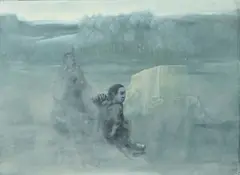 dit Komet Gürkan Coşkun, Sans titre, 1977, huile sur toile