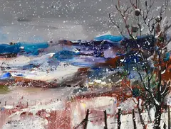 Neige en Palotte by Georges Hosotte, 2002, huile sur toile, sold Dec 2025