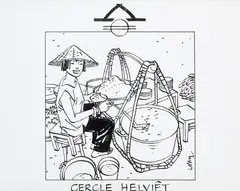 Cosey, Cercle Helviêt, encre de Chine sur papier