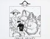 Cosey, Cercle Helviêt, encre de Chine sur papier